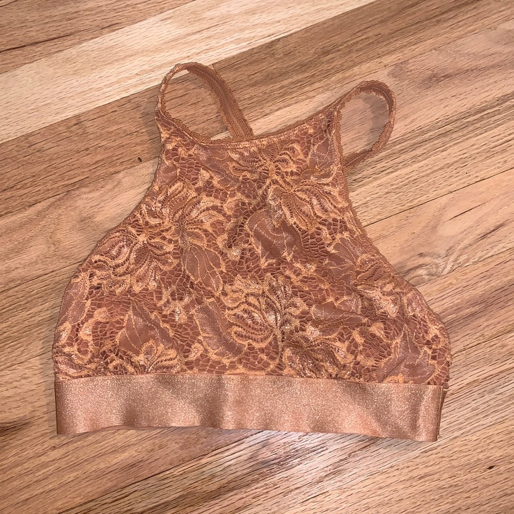 Golden bralette
